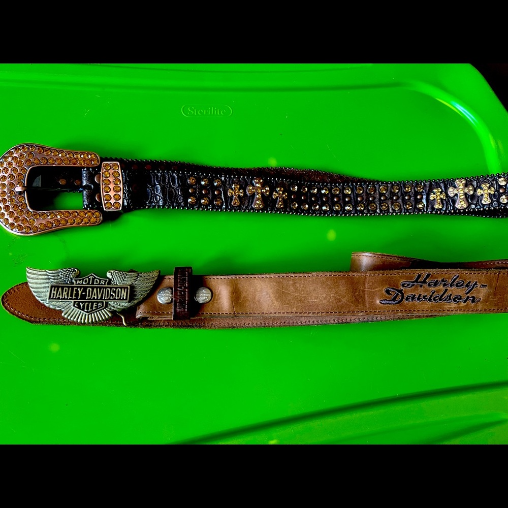 Brown beautiful belts